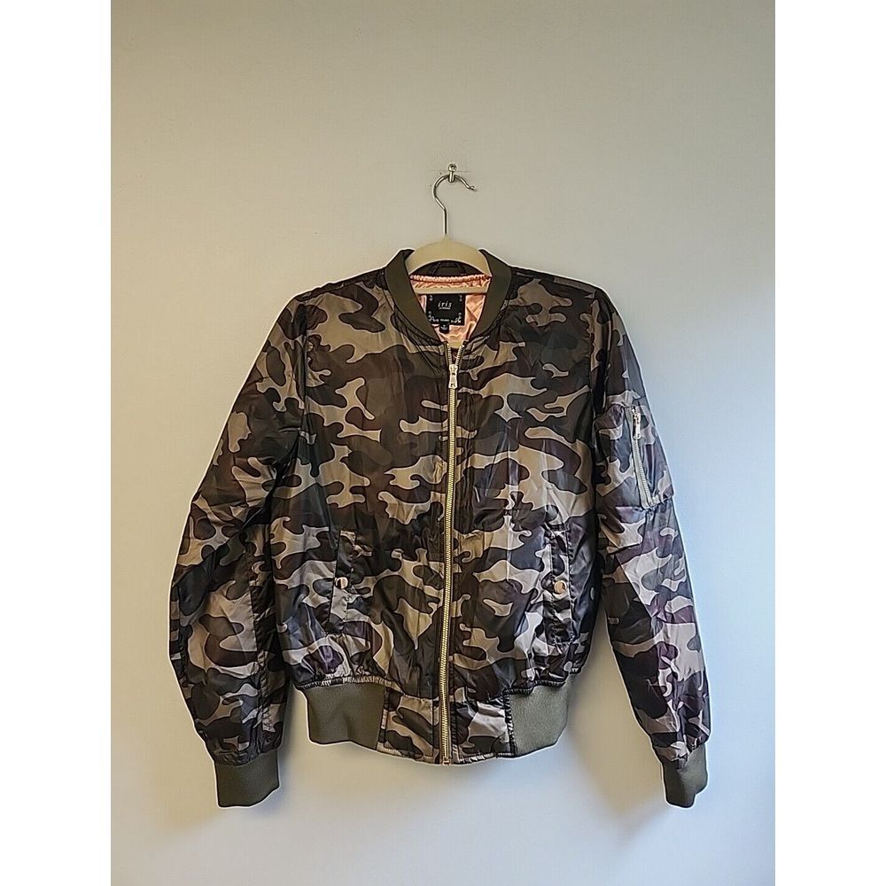 Iris Womens M‎ Camouflage Bomber Windbreaker Jacket
